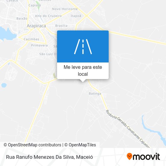Rua Ranufo Menezes Da Silva mapa