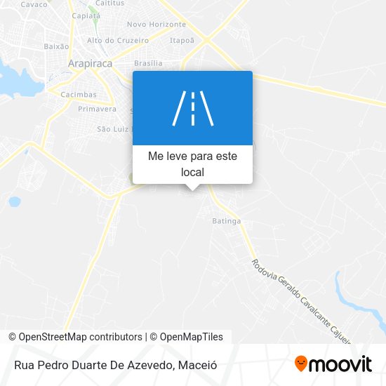 Rua Pedro Duarte De Azevedo mapa