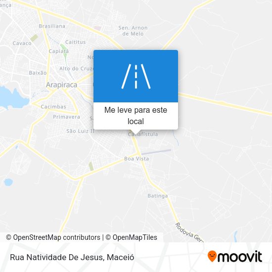 Rua Natividade De Jesus mapa