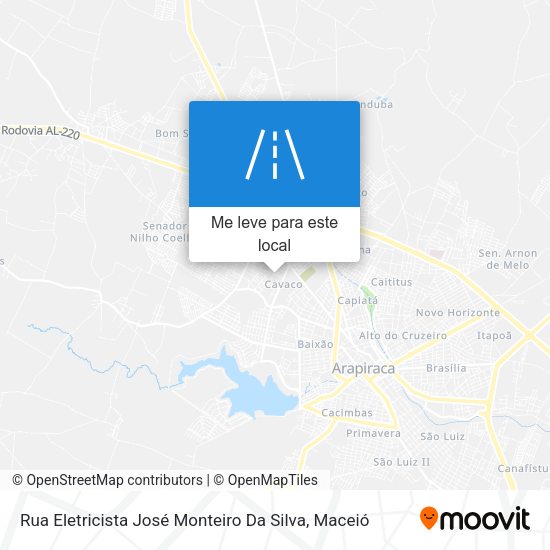 Rua Eletricista José Monteiro Da Silva mapa