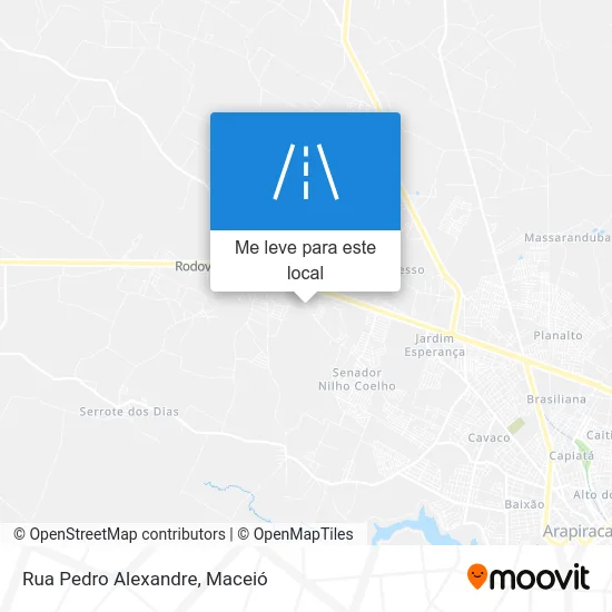 Rua Pedro Alexandre mapa