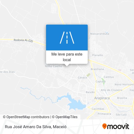 Rua José Amaro Da Silva mapa