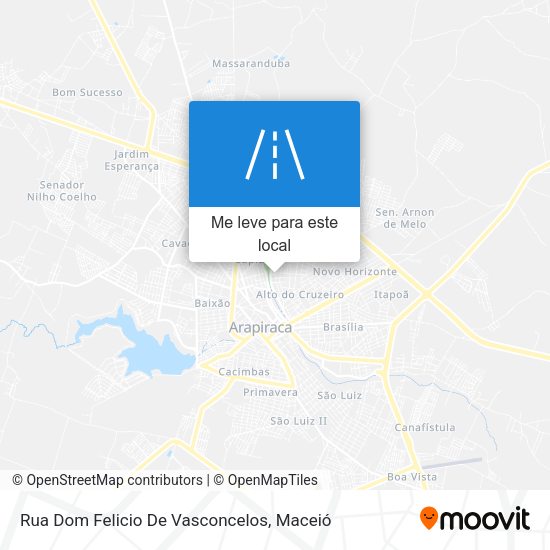Rua Dom Felicio De Vasconcelos mapa