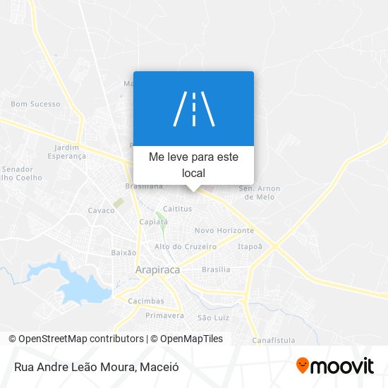 Rua Andre Leão Moura mapa