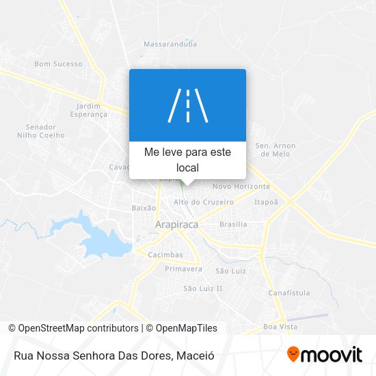 Rua Nossa Senhora Das Dores mapa