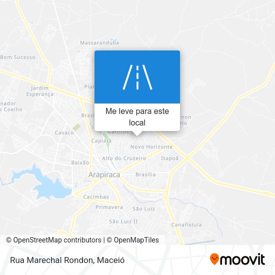 Rua Marechal Rondon mapa