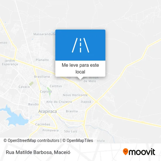 Rua Matilde Barbosa mapa