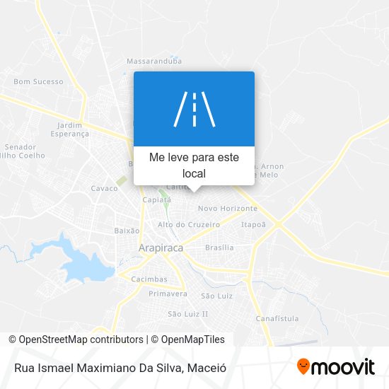 Rua Ismael Maximiano Da Silva mapa