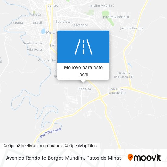 Avenida Randolfo Borges Mundim mapa