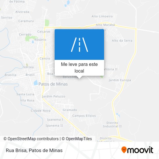 Rua Brisa mapa