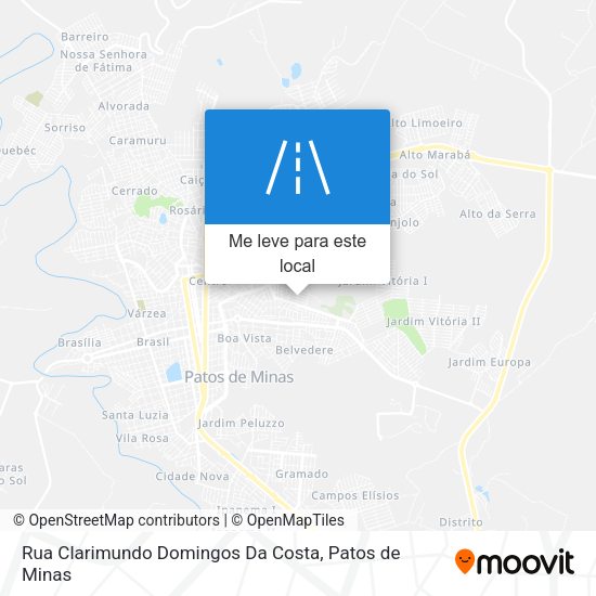 Rua Clarimundo Domingos Da Costa mapa