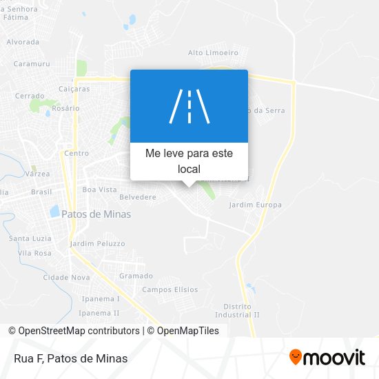 Rua F mapa