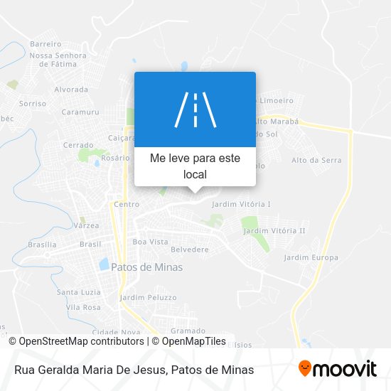 Rua Geralda Maria De Jesus mapa