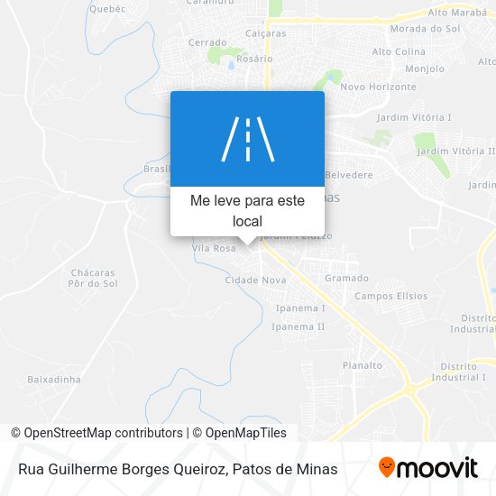 Rua Guilherme Borges Queiroz mapa