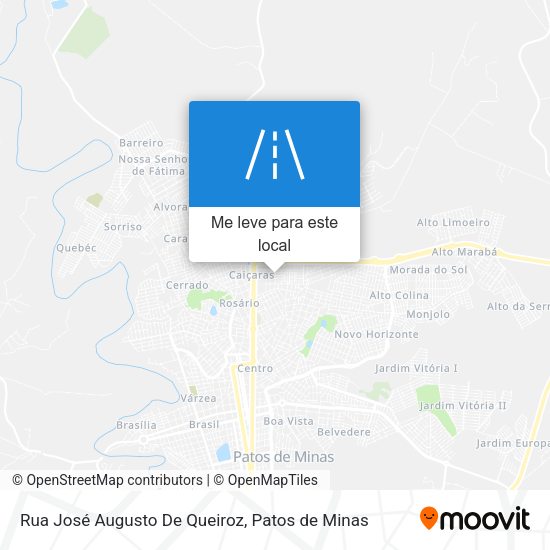 Rua José Augusto De Queiroz mapa
