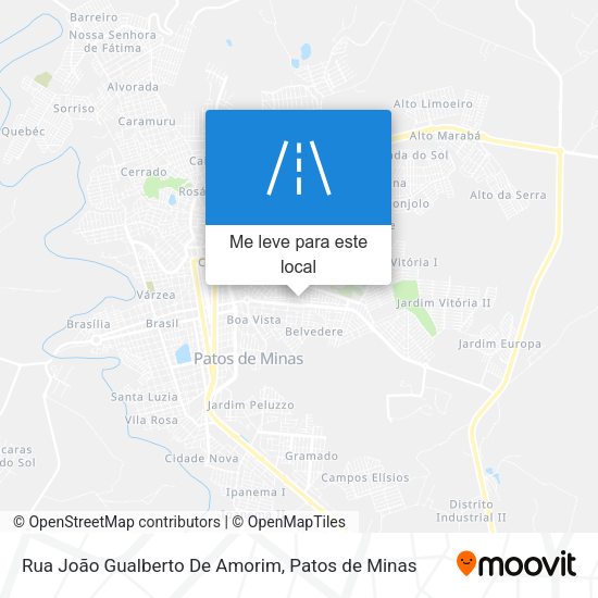 Rua João Gualberto De Amorim mapa