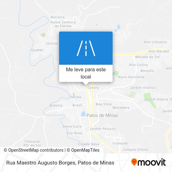 Rua Maestro Augusto Borges mapa