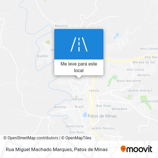 Rua Miguel Machado Marques mapa