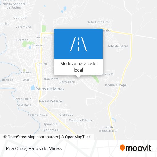 Rua Onze mapa