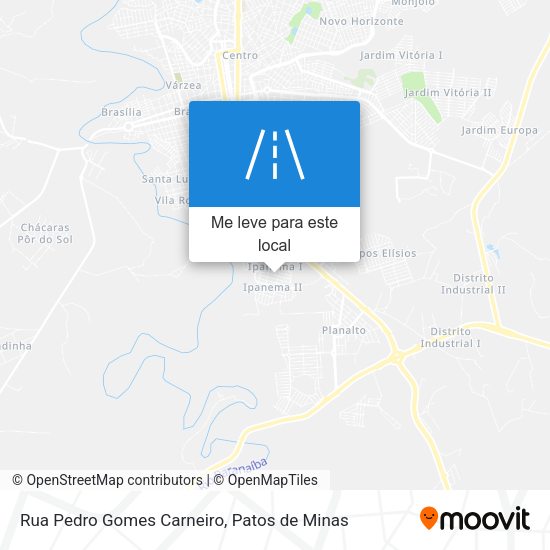 Rua Pedro Gomes Carneiro mapa