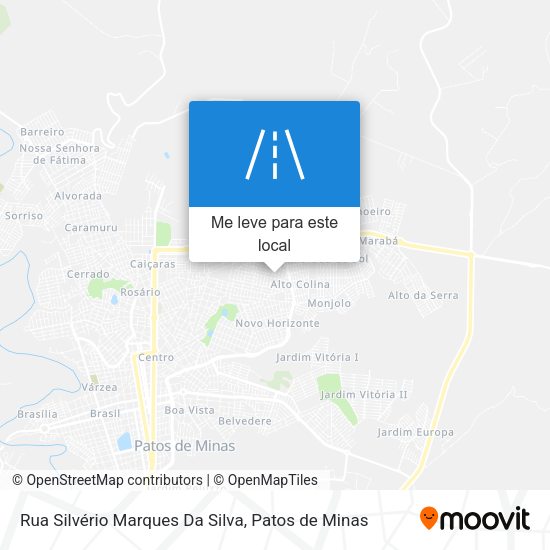 Rua Silvério Marques Da Silva mapa