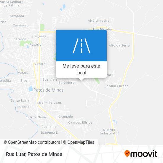 Rua Luar mapa