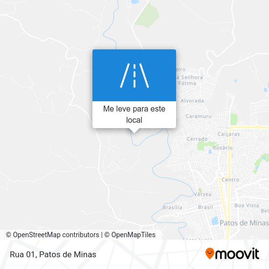 Rua 01 mapa