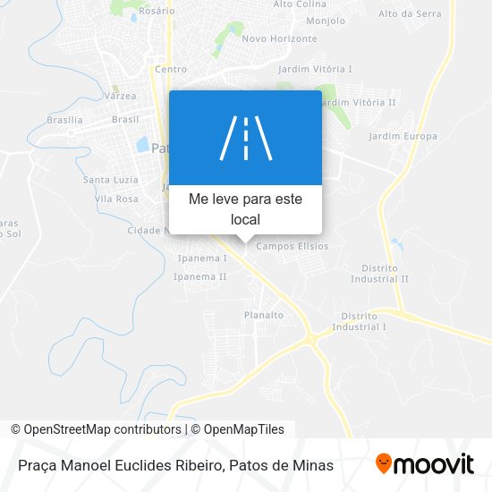 Praça Manoel Euclides Ribeiro mapa