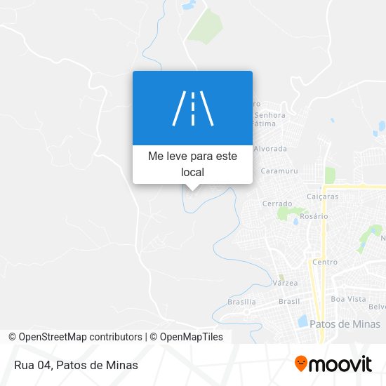 Rua 04 mapa
