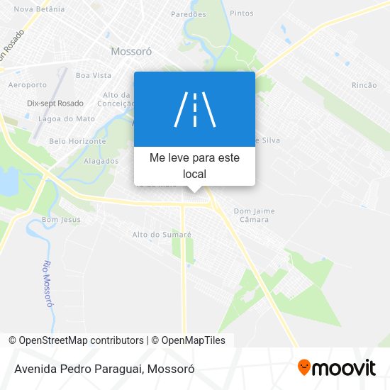 Avenida Pedro Paraguai mapa