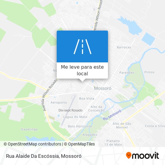 Rua Alaide Da Escóssia mapa