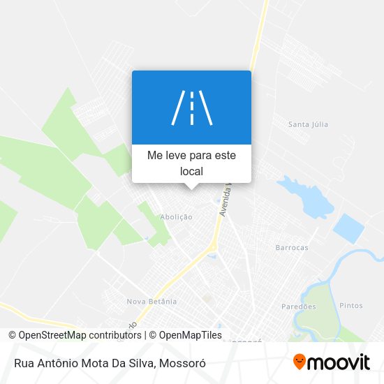 Rua Antônio Mota Da Silva mapa