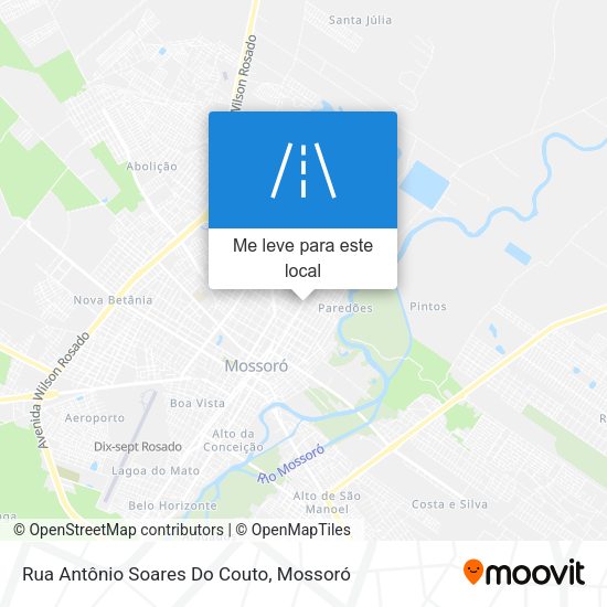 Rua Antônio Soares Do Couto mapa