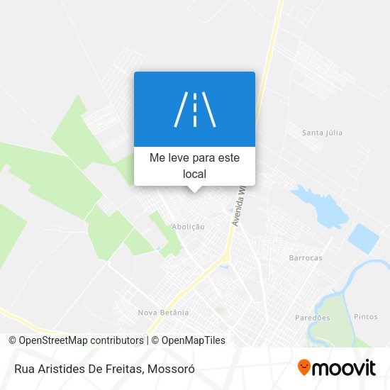 Rua Aristides De Freitas mapa