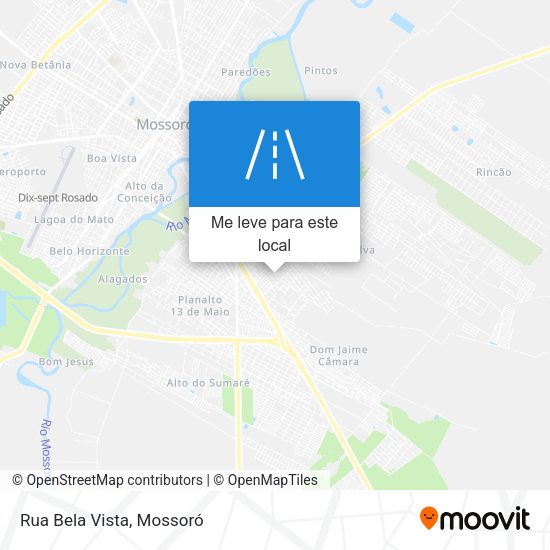 Rua Bela Vista mapa