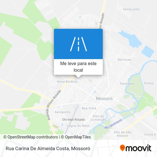 Rua Carina De Almeida Costa mapa