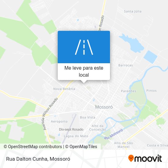 Rua Dalton Cunha mapa