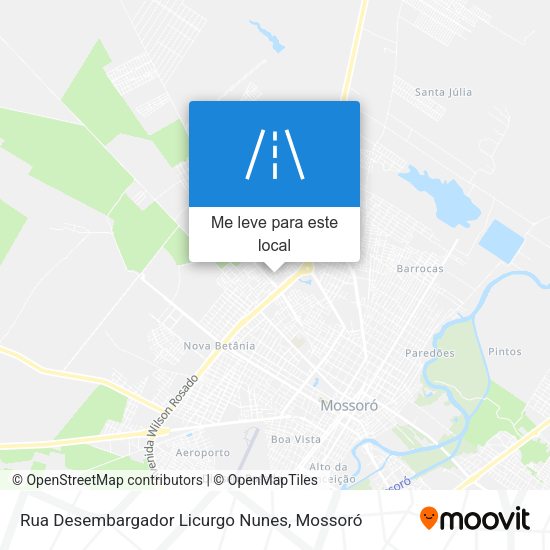 Rua Desembargador Licurgo Nunes mapa