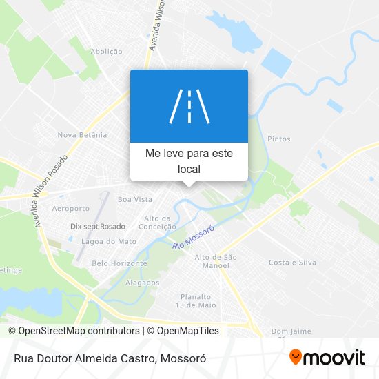 Rua Doutor Almeida Castro mapa