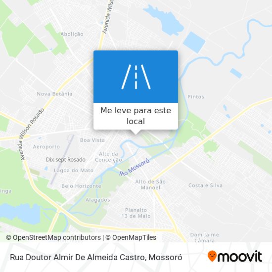 Rua Doutor Almir De Almeida Castro mapa