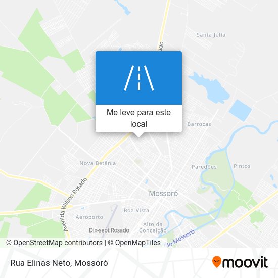 Rua Elinas Neto mapa