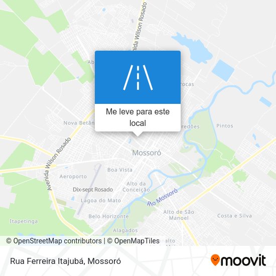 Rua Ferreira Itajubá mapa