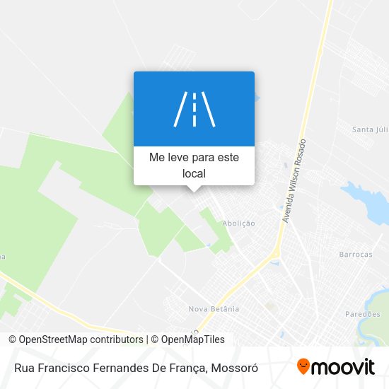Rua Francisco Fernandes De França mapa