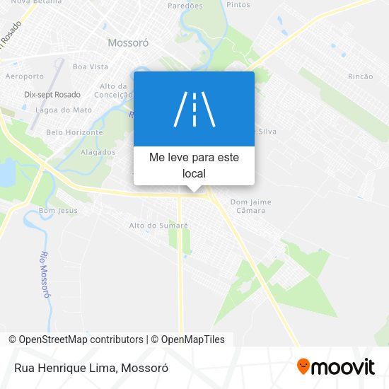 Rua Henrique Lima mapa
