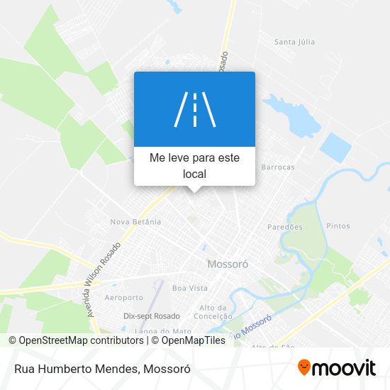 Rua Humberto Mendes mapa