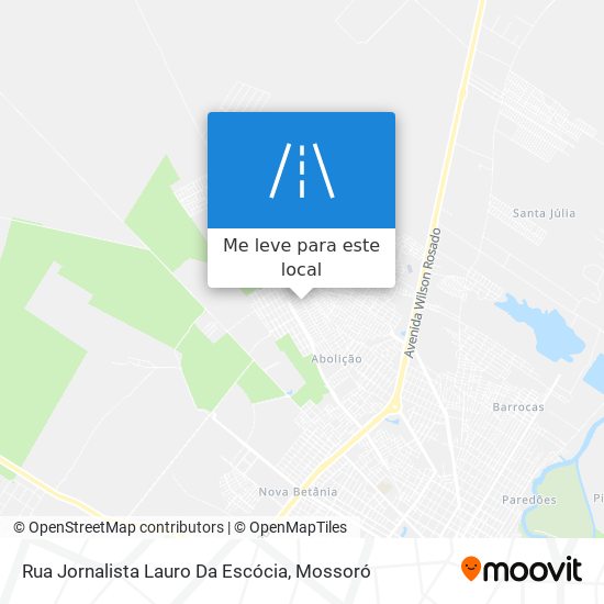 Rua Jornalista Lauro Da Escócia mapa