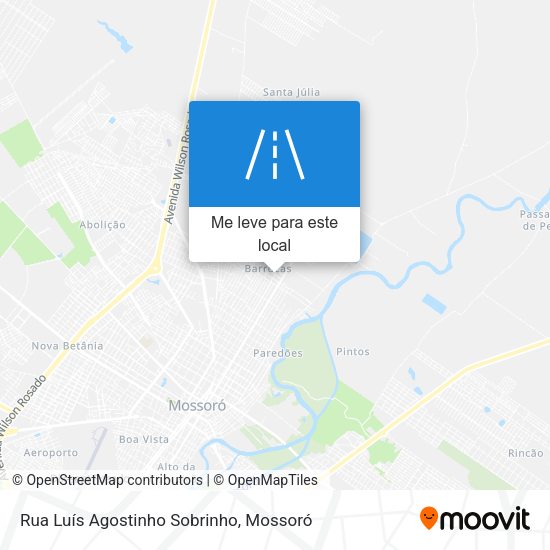 Rua Luís Agostinho Sobrinho mapa