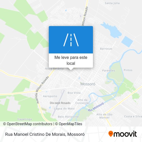 Rua Manoel Cristino De Morais mapa