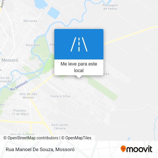 Rua Manoel De Souza mapa