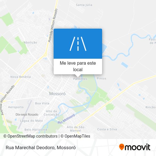 Rua Marechal Deodoro mapa